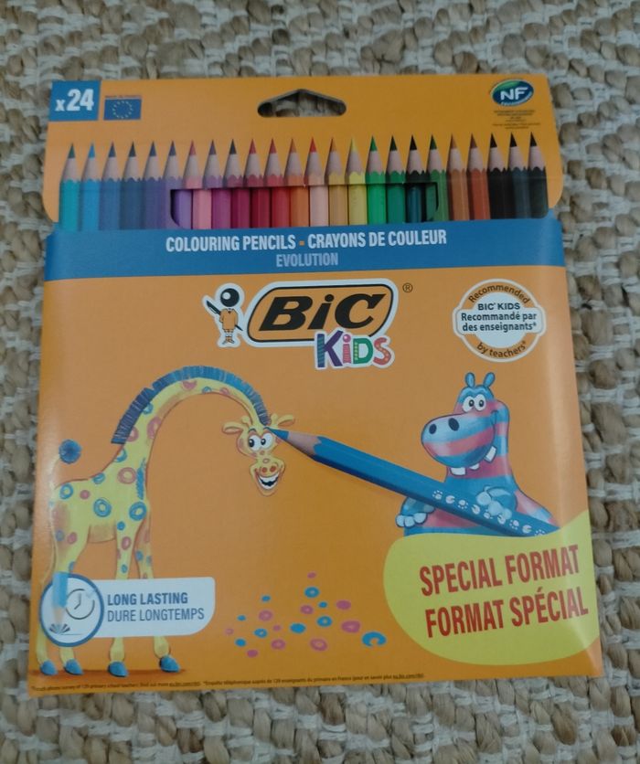 Lot feutres de coloriage et crayon de couleur Bic - photo numéro 3