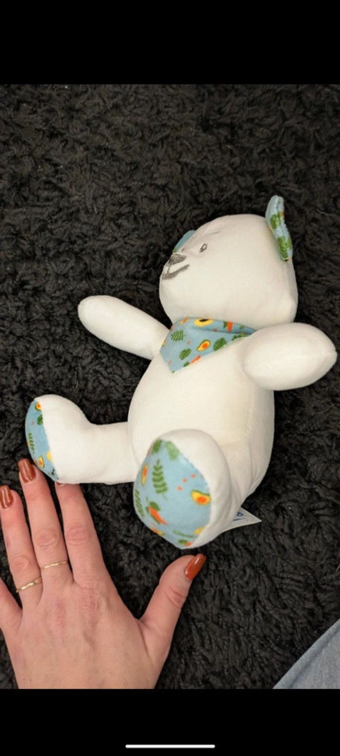 Lot de peluche doudou lapin mouton souris ours - photo numéro 15