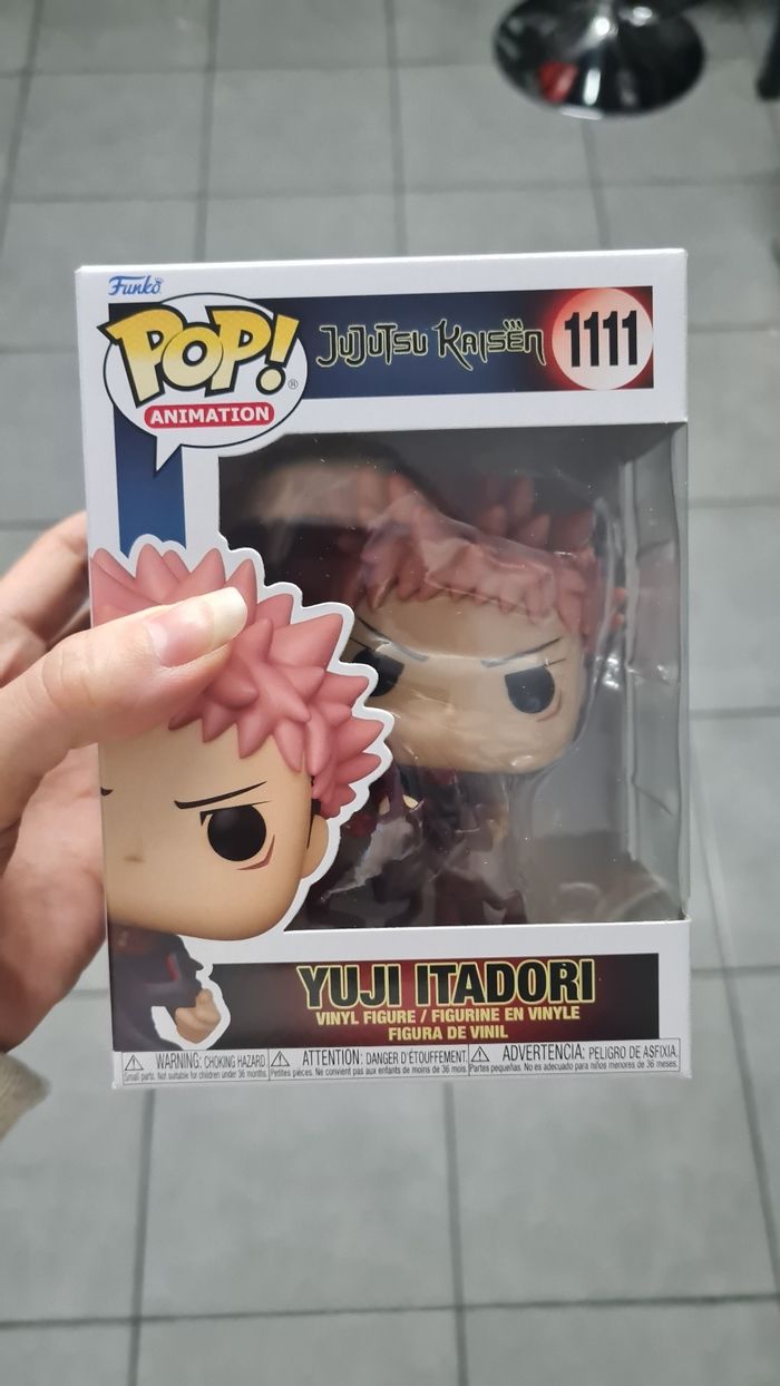 Figurine pop itadori jujutsu kaisen