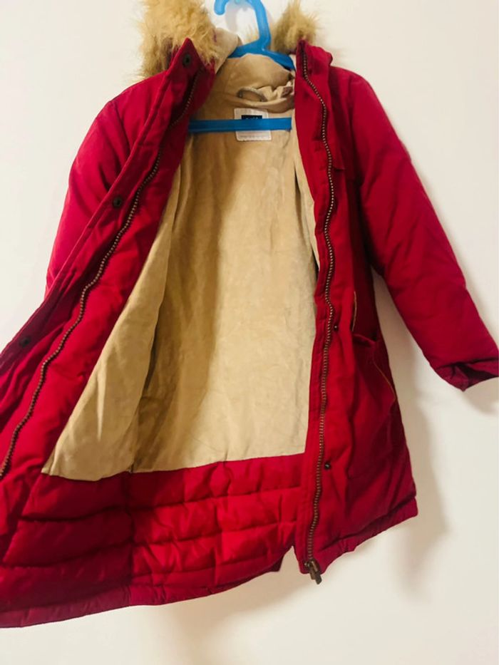 manteau okaïdi framboise 8ans - photo numéro 2