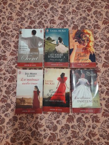 Lot 6 livres aventure et passions