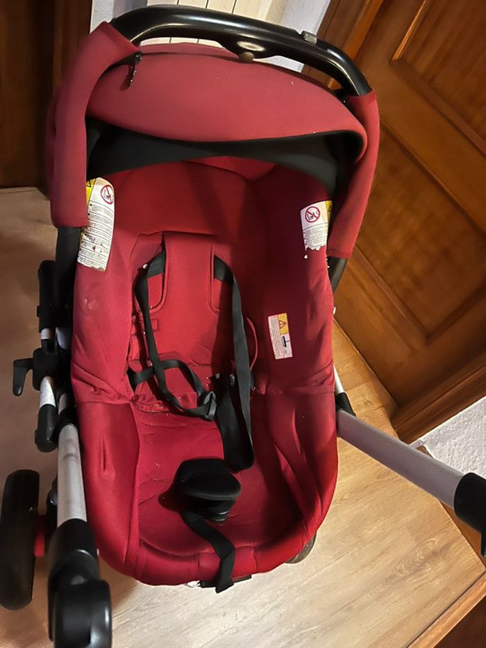 Porte-bébé avec deux selles supplémentaires imperméables - photo numéro 3