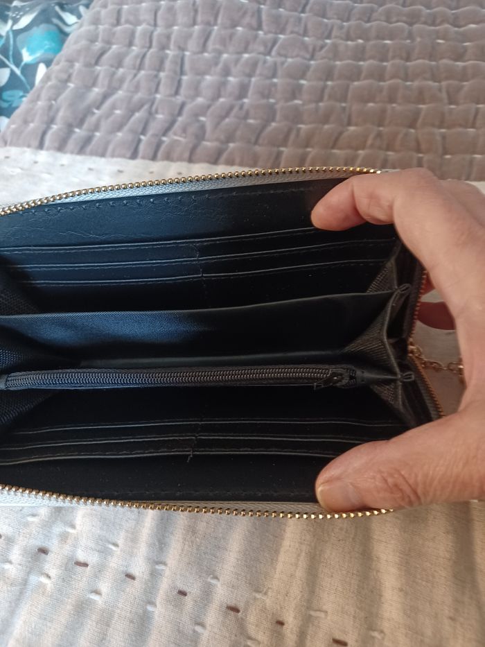 Portefeuille  rodier argent - photo numéro 3