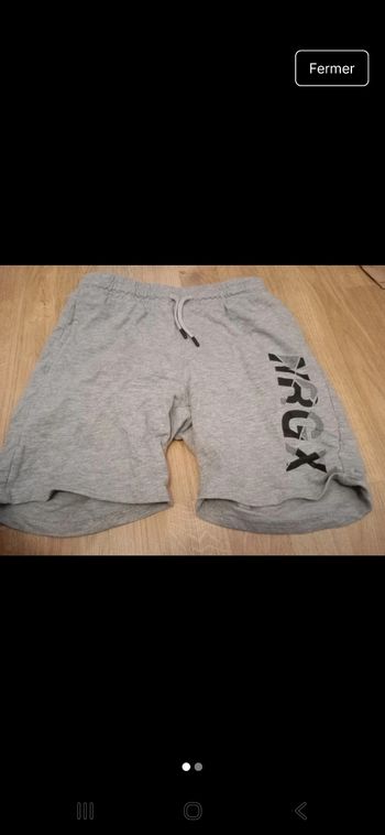 Short enfant gris 10 ans