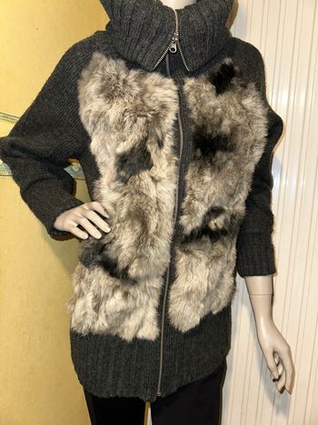 Gilet mi-long naf naf