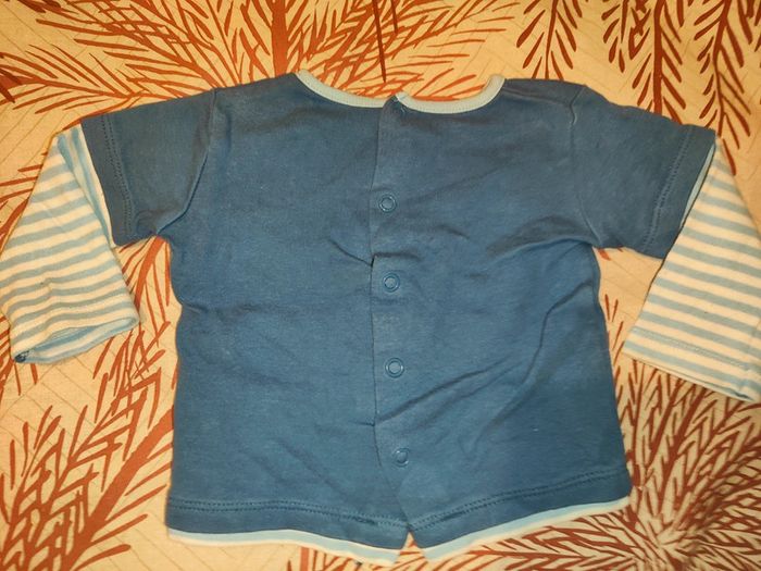 Tee shirt bleu - photo numéro 3