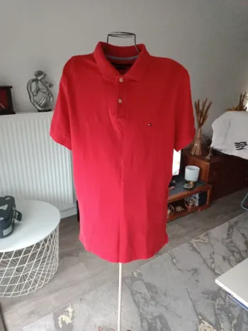 Polo  rouge tommy Hilfiger