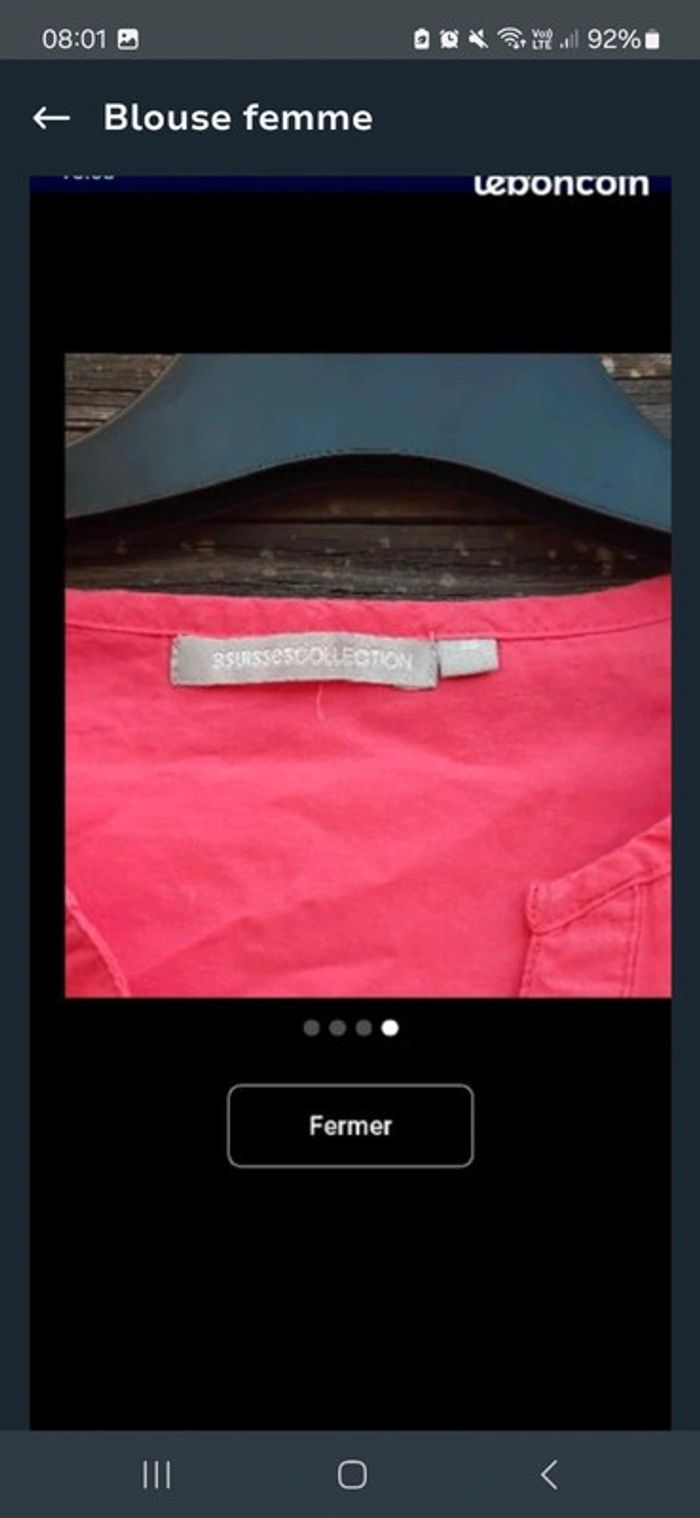 Blouse rose taille 36 - photo numéro 6