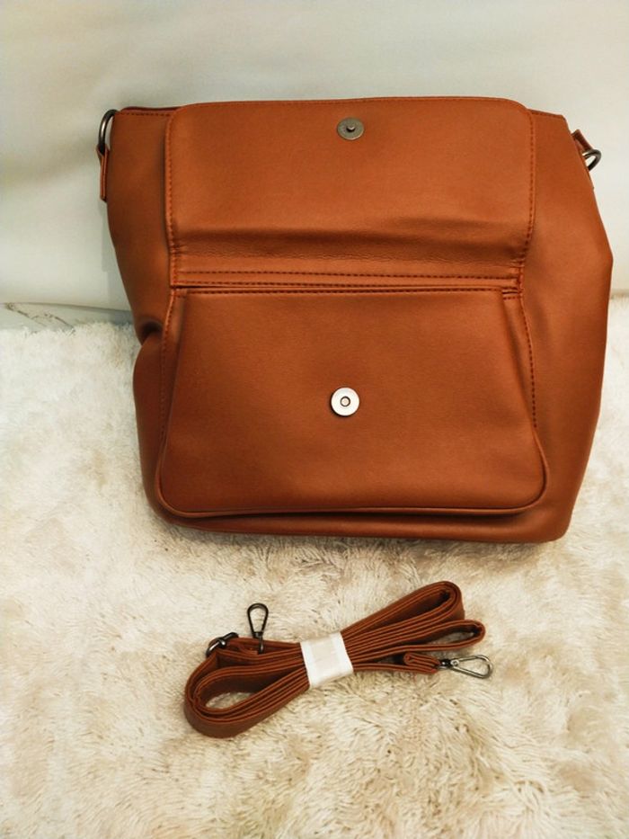 Sac a main bandoulière marron - photo numéro 4