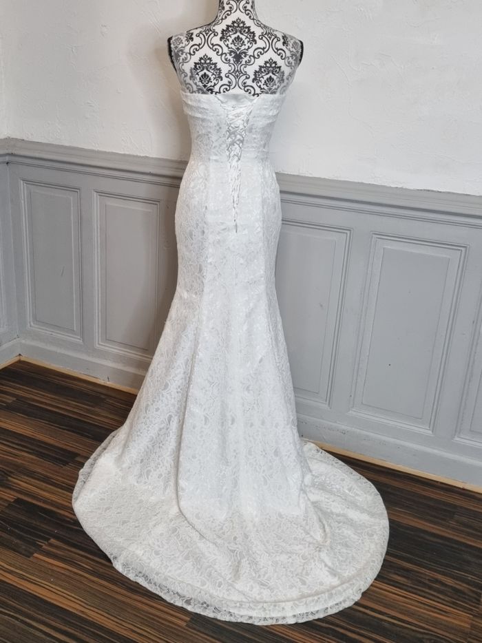 robe de mariee sirène dentelle blanche avec traîne Taille 38/40/42 - photo numéro 5