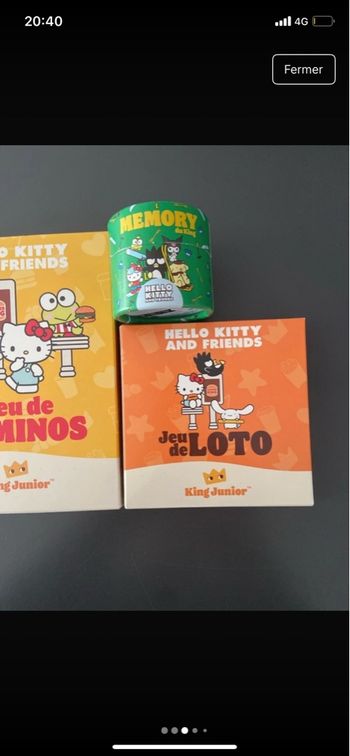 Lot de 3 jeux