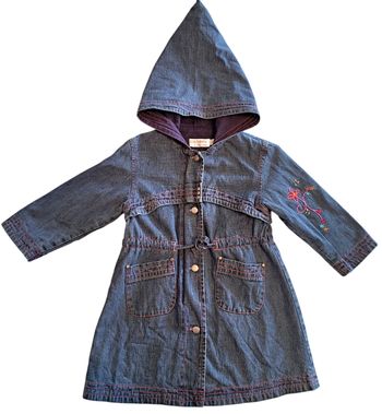 Manteau en jean fille 3 ans TBE