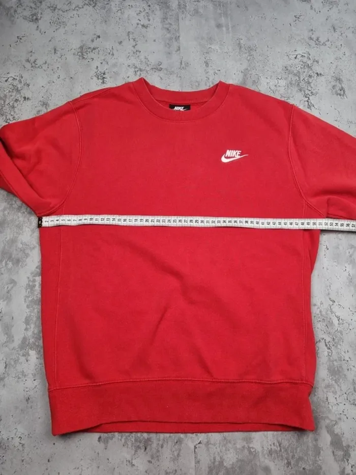 Sweat Nike rouge logo blanc – Taille XS Hommes - photo numéro 11