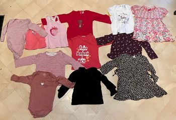Lots vêtements fillette 18 mois
