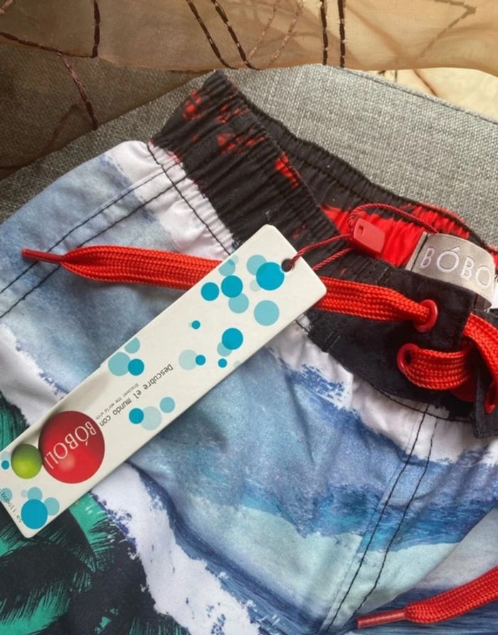 Short, maillot de bain Boboli, taille 2 ans, 92 cm neuf - photo numéro 3