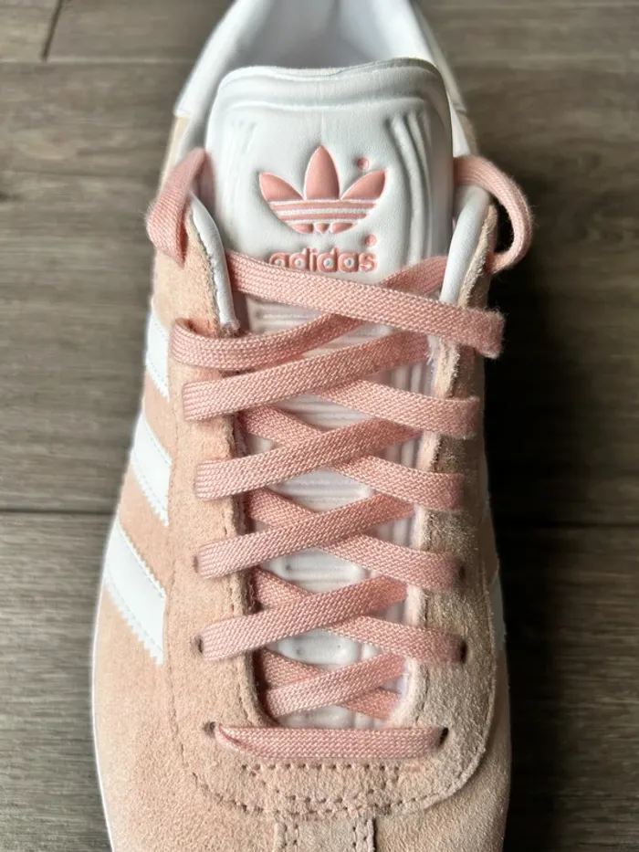 Baskets Adidas Gazelle Rose Pâle Taille 40 Neuves - photo numéro 3