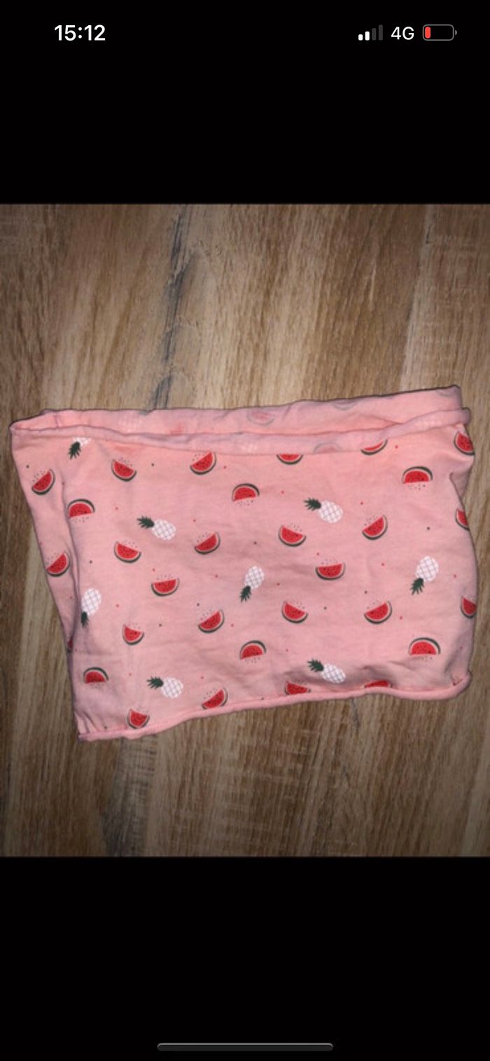 Tour de cou vertbaudet rose