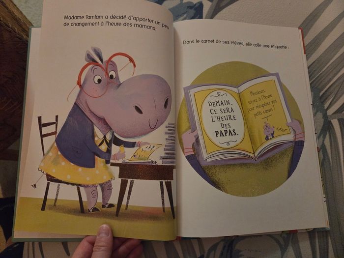 Livre l'heure des papapis - photo numéro 2