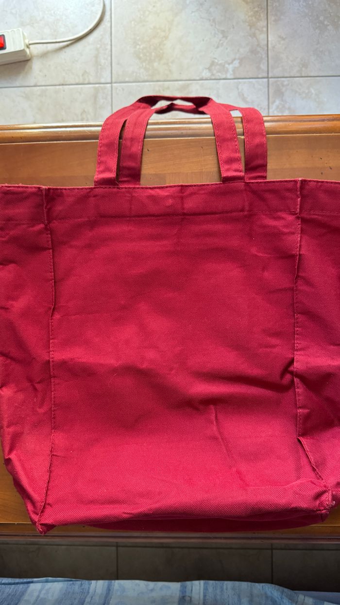 Sac Cabas tissus rouge Baha - photo numéro 3