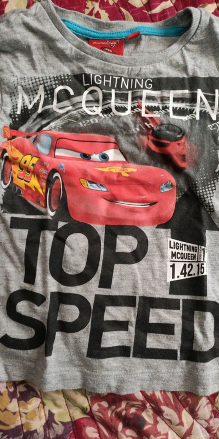 Tee shirt cars 3 ans - photo numéro 2