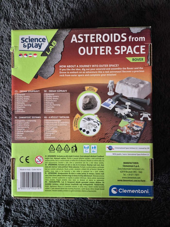 Clementoni NASA  Astéroïdes de l'espace Kit d'exploration - photo numéro 3