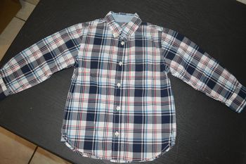 Chemise manches longues H&M 3/4 ans