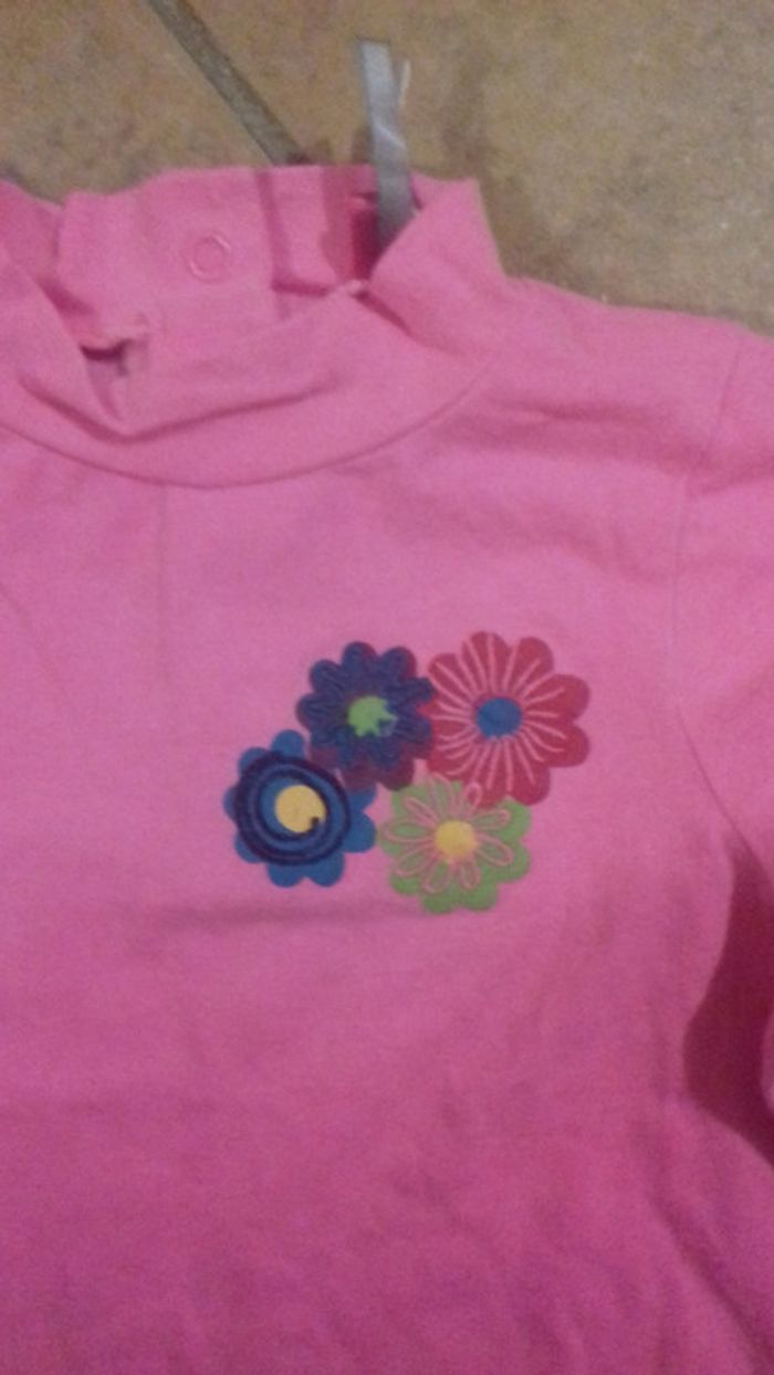 T-shirt manches longues col cheminée 23 mois / 86cms - photo numéro 3