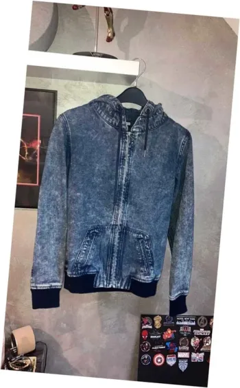 Veste en jean à capuche Urban Classics taille S