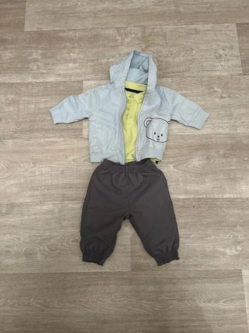 Ensemble pull polo pantalon 3mois
