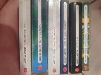 Lot livres Melissa da Costa