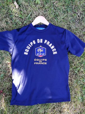 T-shirt bleu marine équipe de France FFF