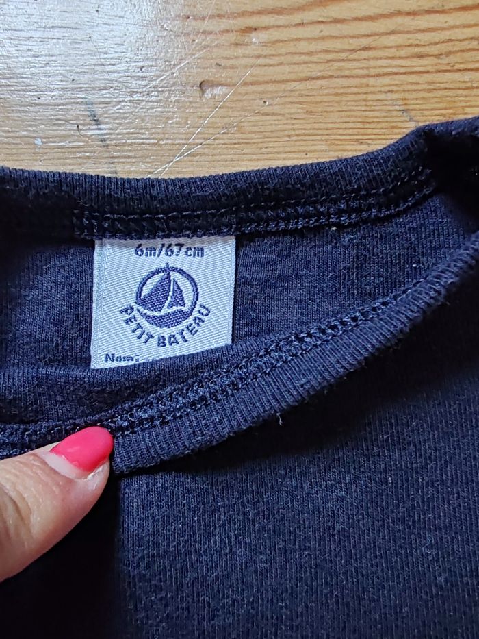 T-shirt manches longues_6mois_Petit Bateau - photo numéro 4
