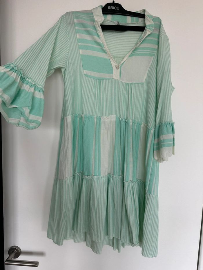 Robe courte verte TU - photo numéro 2