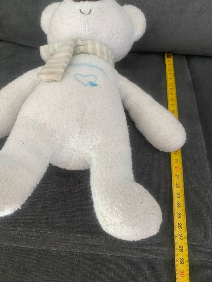 Peluche doudou ourson Luminou - photo numéro 7