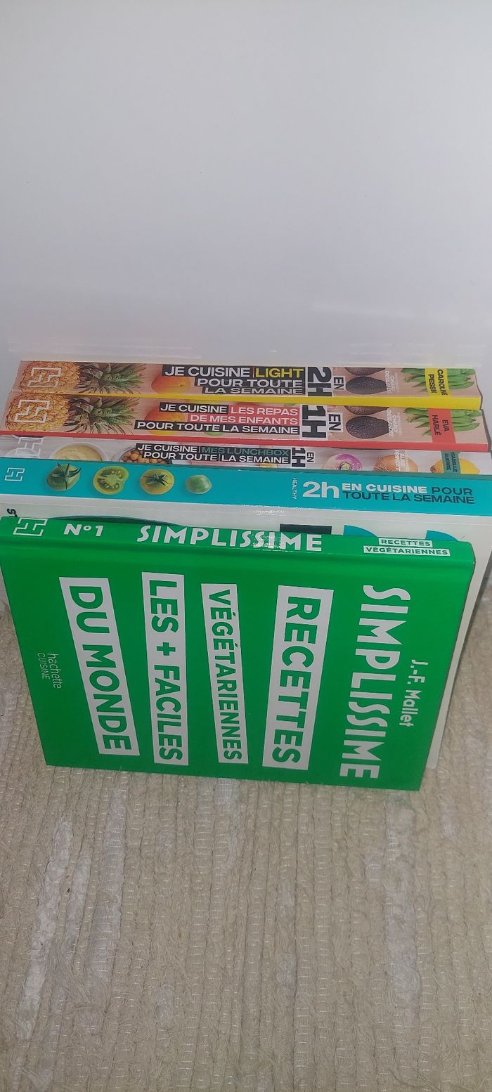 Lot de 5 livres de cuisine en 1
heure
et en 2 heures - photo numéro 4