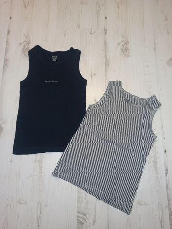Lot 2 maillots de corps - Marcel / taille 4-5ans / tbe