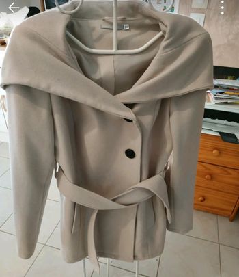 Veste manteau écru crème 3 suisses 38