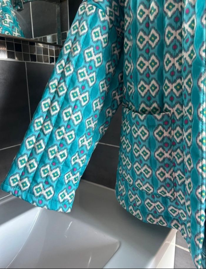 Veste matelasse bleue - Boutique indépendante - photo numéro 3