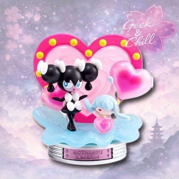 Figurine Re-Ment Pokémon - Neon Party - Mesmérella et Bibichut - photo numéro 1