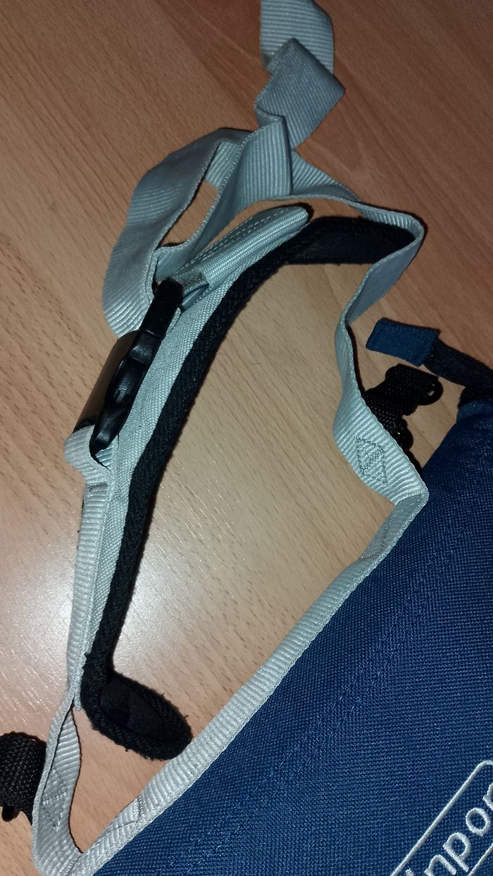 Porte bébé  PINPON bleu et gris - photo numéro 4