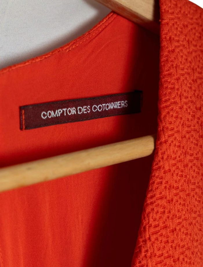 🍊 Robe orange Comptoir des Cotonniers – taille 38 - photo numéro 7