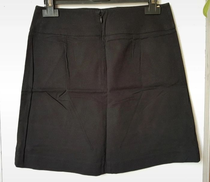 Jupe droite noire T.36 Femme - photo numéro 2