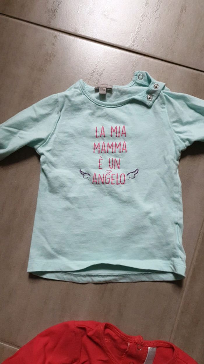 Lot tee shirt 18 mois