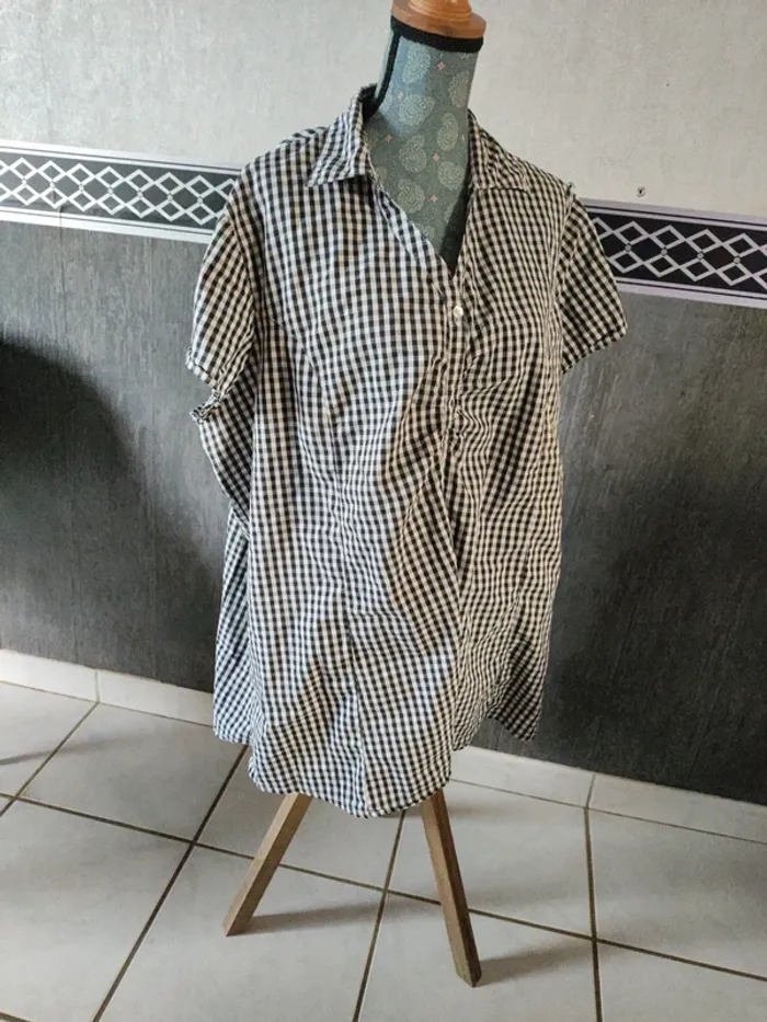 Chemise pied de poule taille 56 - photo numéro 4