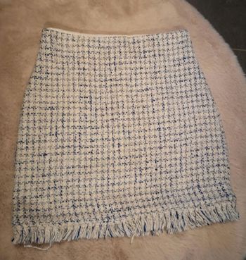 Mini jupe bleu Mango