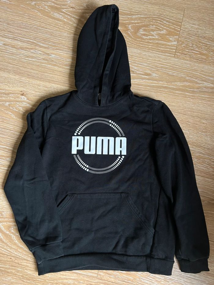 Sweat-shirt à capuche - puma noir - taille - 13/14 ans