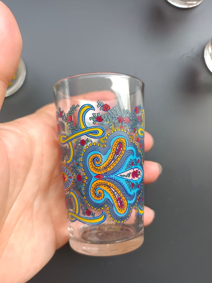 Verres à thé Reims ,lot de 5 - photo numéro 8
