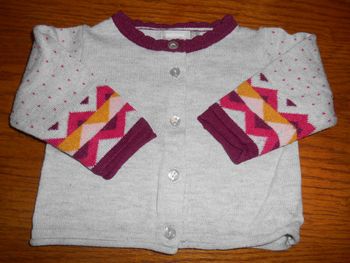 Gilet fin bébé fille 3 mois Catimini