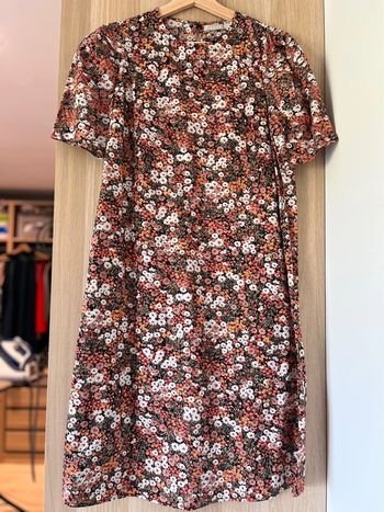 Robe fleurs automnale