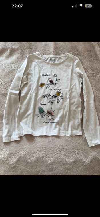 Lot teeshirt manche longue fille